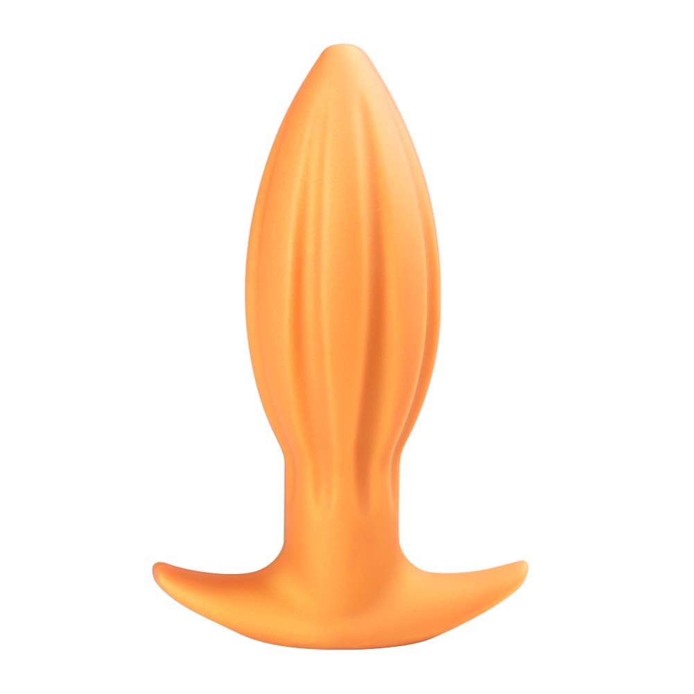 Ultral Soft Butt Plug Flexible Liquid Silicone Anal Plug Prostate Massage G-spot Stimulator Anal Trainer Kit for Beginner
