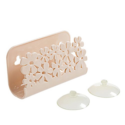 Preisvergleich Produktbild mounter- Küchenutensilien, Geschirrtücher, Abtropfgestell mit Saugnapf, Halterung für Seife, Schwamm, Badezimmer, für Küche Gr. One Size, beige