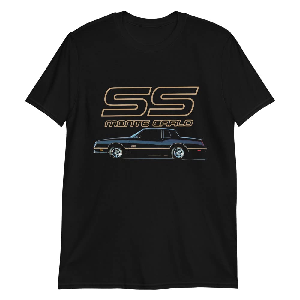 1988 Monte Carlo SS Black and Gold Classic car T-Shirt