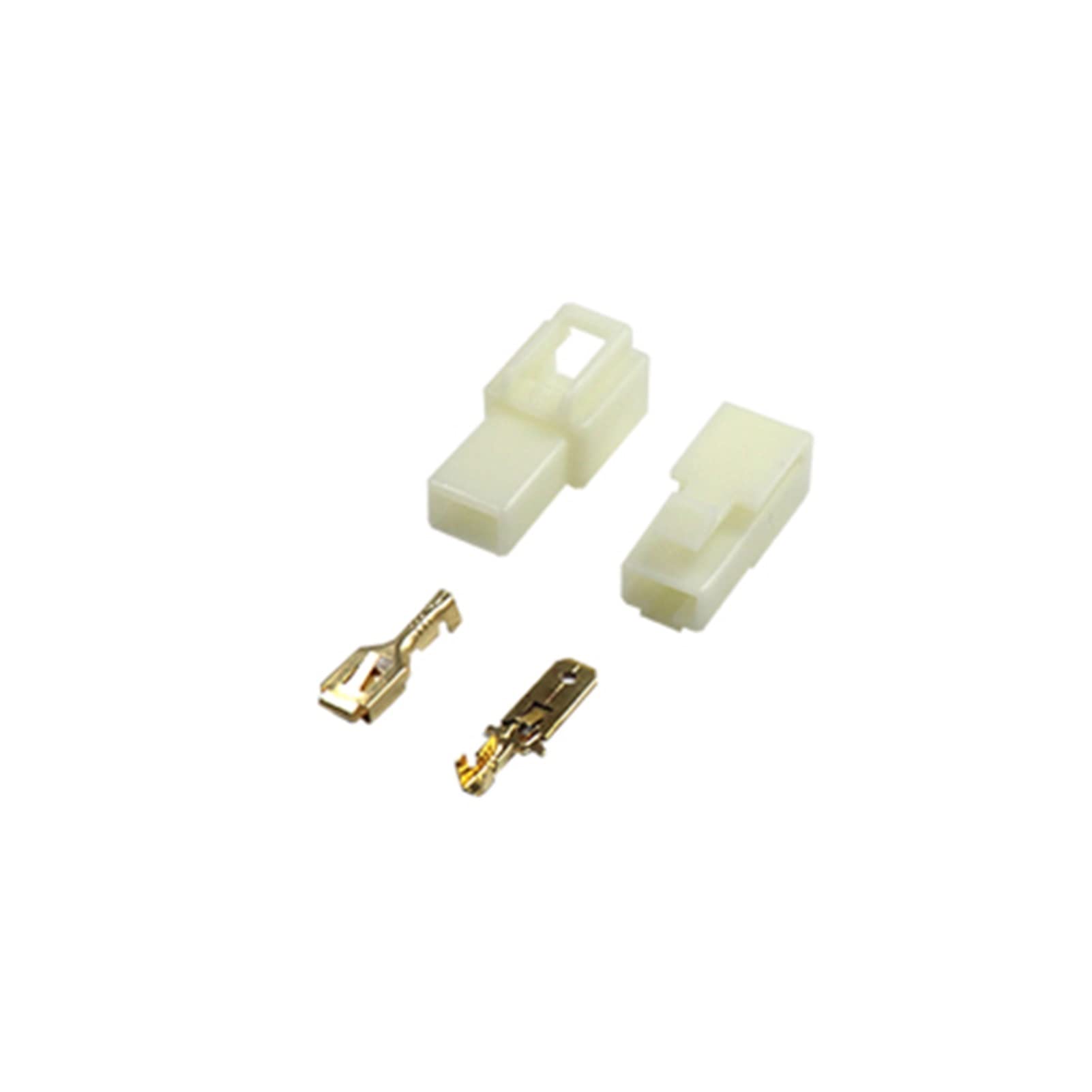 10 Set 6,3 mm Stecker 1P / 2P / 3P / 4P / 6P / 9P Pin elektrischer 6.3 Stecker Kits Männlicher weiblicher Buchsenstecker Compatible With Motorradauto(10sets 6P)