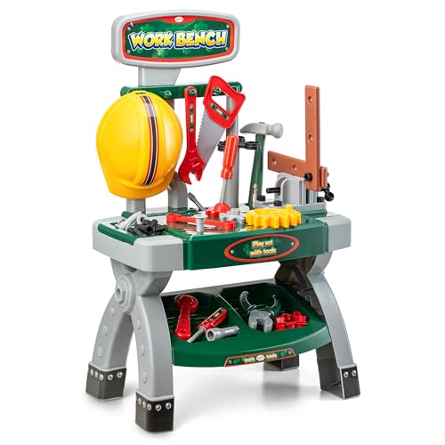 Toyrific | Complete Kids Workbench Educational Role Play Tool Kit For Kids Toy Construction Set with 40 pieces