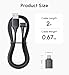 RECOLX AI Voice Recorder Replacement Accessories for Recording & Transcription 2ft Connector Cord & OTG Adapter