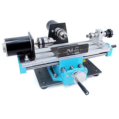 Torno de carpintería para proyectos de bricolaje, fabricante de modelos de madera de precisión, ideal para tornear y moler madera, máquina de manualidades de pulseras domésticas