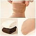 HUBGFEQ 5Pairs Winter Warm Solid Women Socks Thicken Thermal Socks Comfortable Seamless Snow Sock Unisex-Beige-One Size-5 Pairs