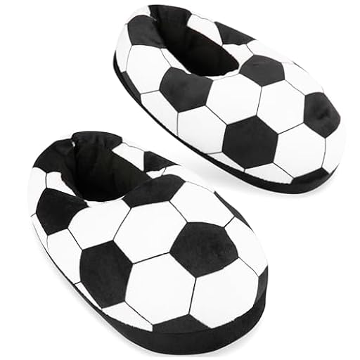 Get Trend Zapatillas de Casa Niño y Adolescente con Diseño Fútbol, Pantuflas Invierno 3D con Suela Antideslizante (38/39 EU, Blanco Fútbol) | Ya disponible en tu tienda friki favorita! En mundofriki.es!