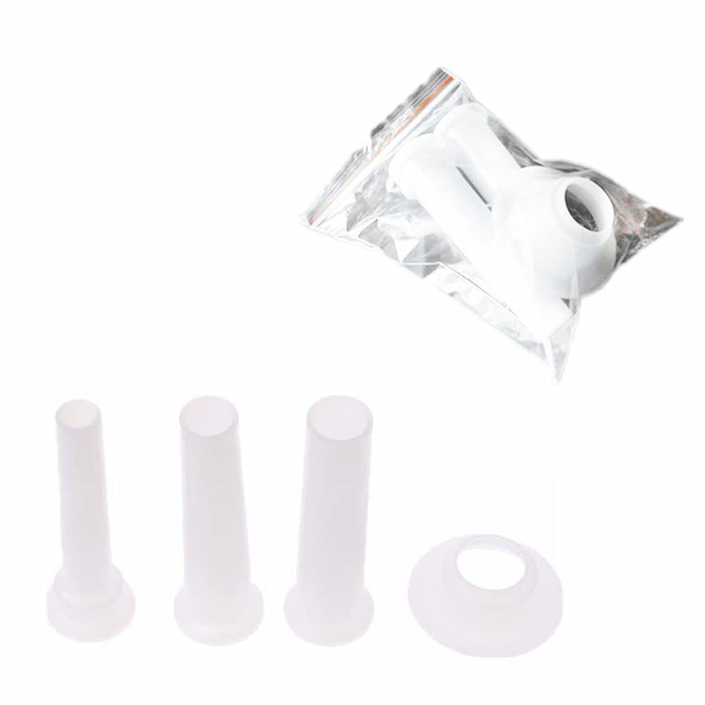 Hemoton 3-teiliges Wurstfüllrohr-Set – Edelstahl, 3 Größen (groß, Mittel, Klein), Für Wurstherstellung