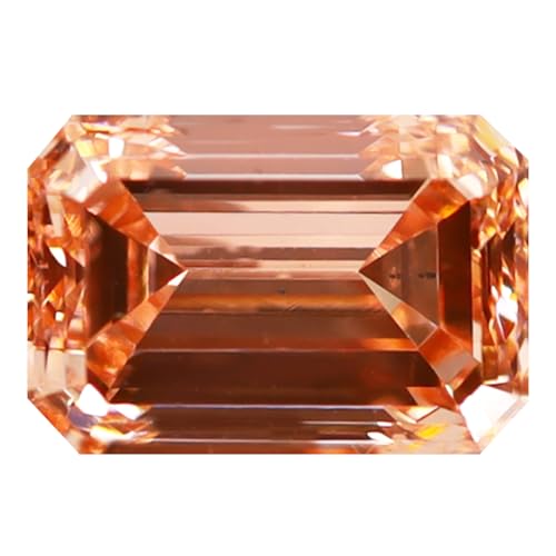 IGI Certified Fancy Intense Pink CVD Diamond 1,05 ct Szlif szmaragdowy (6,72 x 4,58 x 3,29 mm) VS2 Czystość Luźny diament CVD, Large, Diament CVD, Diament sztuczny
