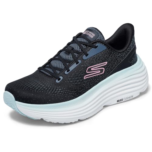 Skechers Women's Max Cushioning Endeavour Kauska Sneaker, Black, 8 - image 1
