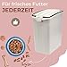 GarPet 2er Set Futtertonne Luftdicht mit Deckel Futtertonne Hund Katze Hundefutter Trockenfutter Aufbewahrung Futterbox Hund Hundefutter Box 13 L