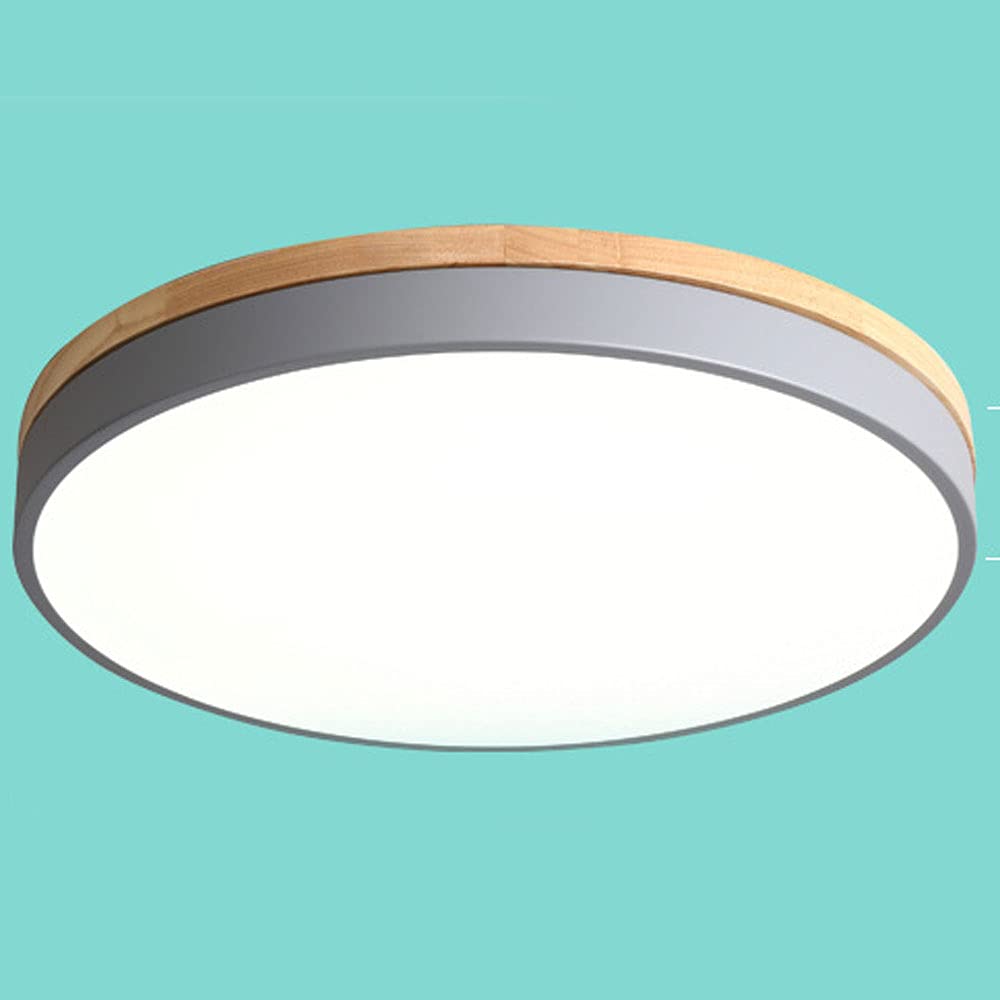 Plafonnier plat moderne JCAKES macaron 24W pour éclairage chambre rond - 8