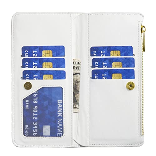 Protection Samsung S23 FE antichoc étui femme blanc avec support