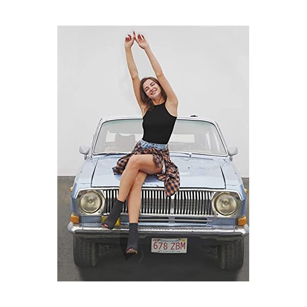 MANGOPOP Tank Top Body Suits Women Sexy Crew Neck Racerback Halter Ribbed Sleeveless Bodysuit for Women