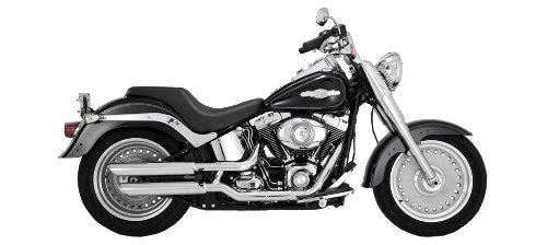 Chrome Twin Slash 3" Slip-ons for Harley Davidson 2007-2013 Fatboy Softail Models