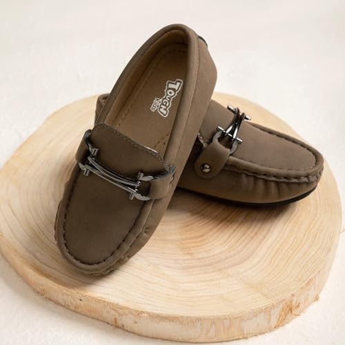CENCIRILY Toddler Boys Girls Loafers Soft Slip On Little Kid Oxford Dress Flats Casual Boat Shoes School Uniform Moccasin Walking Shoes by CENCIRILY - Image 5