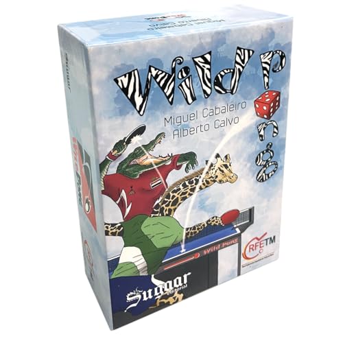 Sugaar Editorial | Wild Pong | Juego de Mesa | A Partir de 10 Años | para 2/4 Jugadores | 25 Minutos por Partida | Español/Inglés