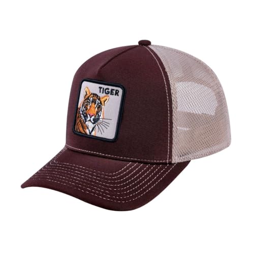 Unisex V2 Gorro Trucker Bordado Tigre Ajustable miniatura 4