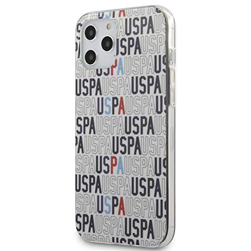 US Polo USHCP12LPCUSPA6 Coque pour iPhone 12 Pro Max 6,7" Blanc