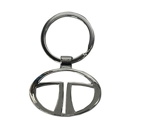 Motoway Tata Logo Metallic Car & Bike Key Chain