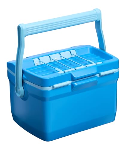 Image of Stanley Adventure Outdoor Cooler 7 qt | Heavy Duty Outdoor Camping Cooler with Easy Carry Handle | BPA-Free | Azure