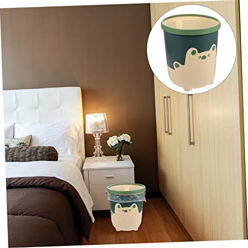 Cabilock Papelera pequeña rectangular amarilla miniatura 7