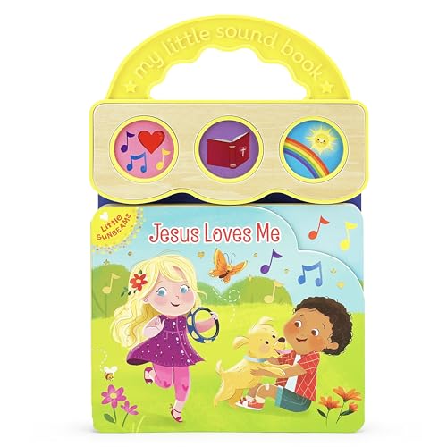 Jesus Loves Me 3-Button Sound Board Book for Babies and Toddlers, Ages 1-5 (Little Sunbeams)
