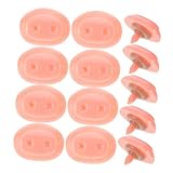 Gatuida 30 Sätze DIY Schweinenasen Zubehör Unterlegscheiben für Schweinchen Basteln Ersatzteile für Plüschtiere Kreative Handarbeit