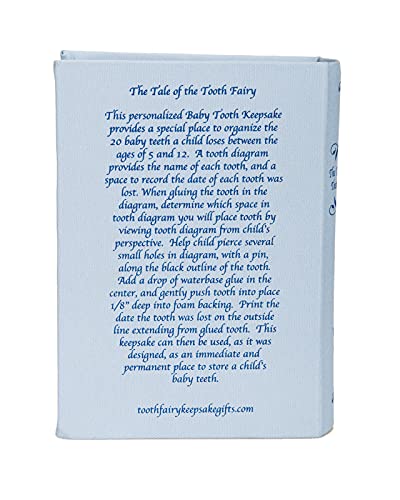 Tooth Fairy's Tale- Baby Teeth Keepsake Book For Boys! #TOP1
