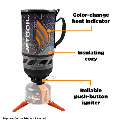 Jetboil Flash Camping And Backpacking Stove Cooking System, Fractile #TOP3