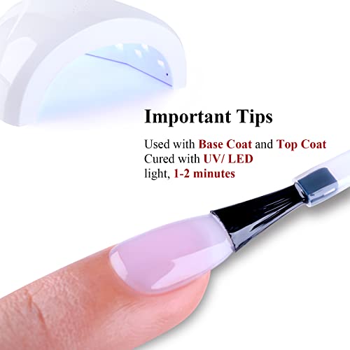 Ozzeal Jelly Gel Nail Polish, Lavender Purple Jelly Nail Polish Gel Translucent Sheer Spring Summer Nail Gel Polish Soak Off Uv Led Light For Nail Art Diy Manicure 0.5 Fl Oz #TOP5