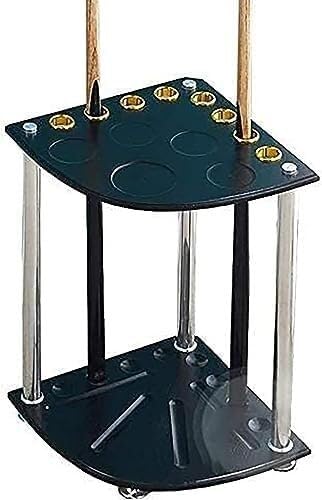 Support de queues de billard vertical noir porte-queues compact 8 trous