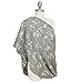 Bebe au Lait Premium Muslin Nursing Scarf, Lightweight and Breathable Cotton, One Size Fits All - Nightingale