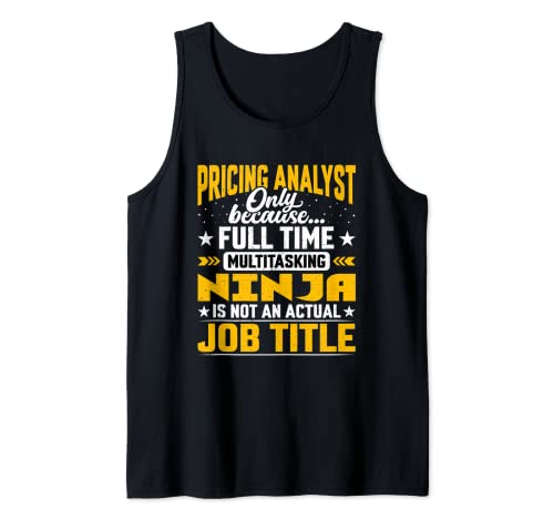 Pricing Analyst Job Title - Pricing Researcher Accountant Camiseta sin Mangas