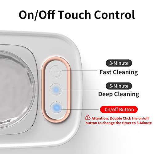Ultrasonic Cleaner, 47Khz Professional Ultrasonic Jewelry Cleaner Machine With 400Ml Stainless Steel Tank For Cleaning Eyeglass, Braces, Ring, Necklaces, Earrings, Makeup Brush #TOP2