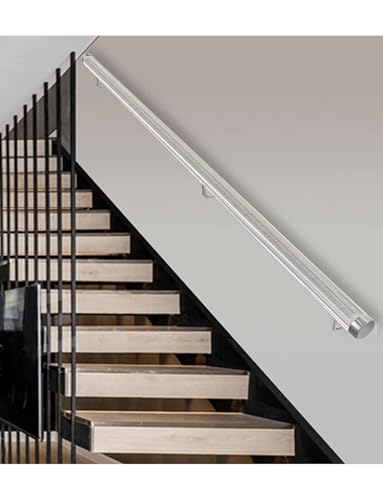 Rambarde d'escalier stable de 125 cm pour sécuriser les marches - 7