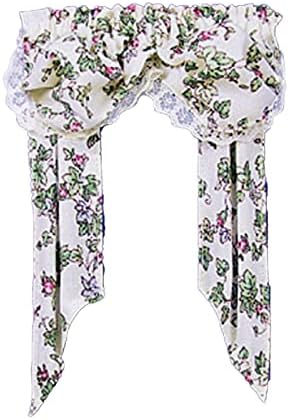 Melody Jane Dollhouse Double Balloon Flower Valance Curtains Miniature