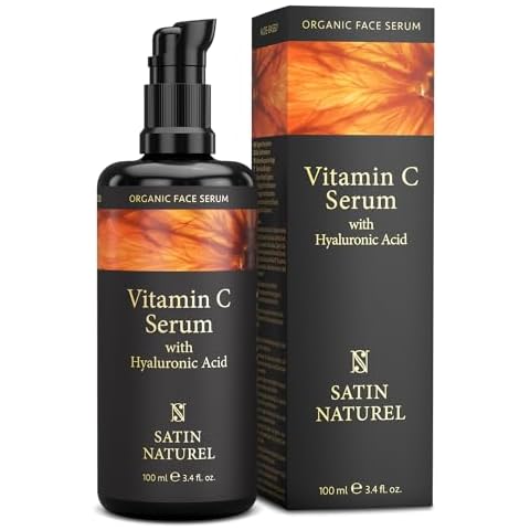 Satin Naturel Vitamin C Serum with Hyaluronic Acid Cover