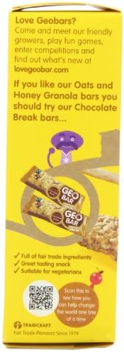 Traidcraft Crunchy Granola Geobar 42 g (Pack of 6, Total 30 Bars)