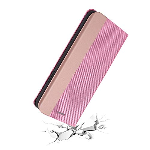 Housse iPhone 11 en Cuir Rose Ultra Fin avec Rabat Aimanté Invisible - 7
