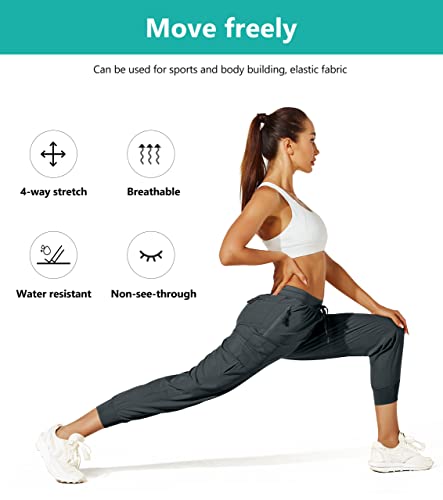 Ttfly Women's Hiking Pants Lightweight Quick Dry Breathable Outdoor Trousers For Traveling Jogging And Working Out #TOP2