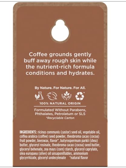 Burt’s Bees Conditioning Coffee Grounds Lip Scrub Natural Origin, 0.25 oz/7.08g - 2 Jars