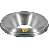 Justrite 26555 Cease-Fire Aluminum Head, 24" OD, for 55 Gallon Drum, Silver