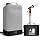 Tanque de Agua de Silicona 4.5 gal/16L, Ducha Portátil al Aire Libre, Ducha Eléctrica con 8 Tipos de Cabezal Multifuncional, Calentamiento Solar con Display de Temperatura, Ideal para Camping, Playa y Senderismo