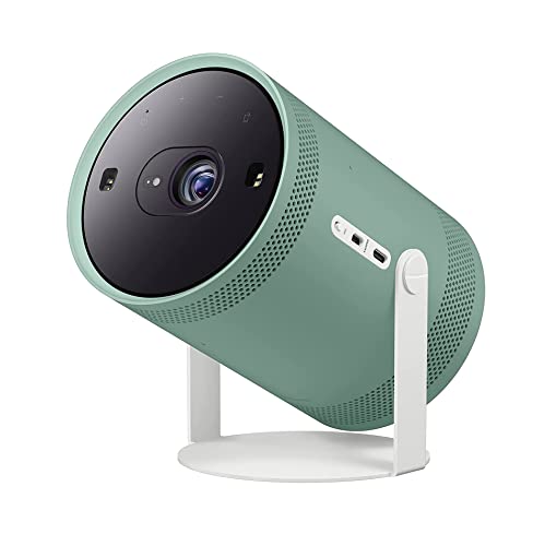 Samsung 30”- 100” The Freestyle Smart Portable Projector, Fhd, Hdr, Sp-Lsp3Blaxza With A Samsung The Freestyle Skins For Smart Portable Projector, Device Cover Sleeve, 2022 Model, Forest Green (2022) #TOP18