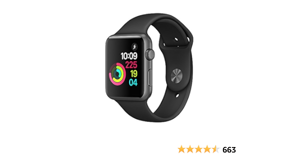 Apple Watch Series 1 38mm Smart Watch (Space Gray Aluminum