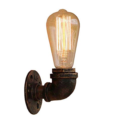 GWJKG Wall Sconce Industriale retrò Vintage su e Giù Illuminazione Semplice Acqua di Illuminazione a Parete Lampada USA Un Singolo Metallo Antico a Vapore Sconce Decorativo Interno Impermeabile