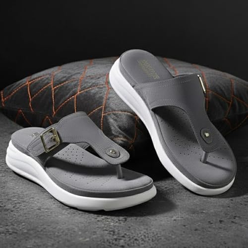Image of DOCTOR EXTRA SOFT Women's Ultra Lightweight Slippers /Flip-Flops with Memory Foam Cushion | Stylish & Comfortable | Casual & Fashion| Diabetic & Orthopedic Synthetic Slip-on Sandals Ladies /Girls D-621