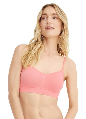 Image of Jockey Women's Bra Modern Micro Stretch Seamfree Cami Strap Bralette, Sorbet, M