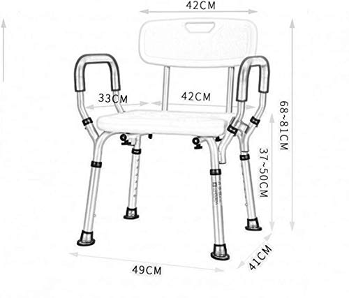 Tabouret de douche ergonomique pour handicapé facile à installer - 3