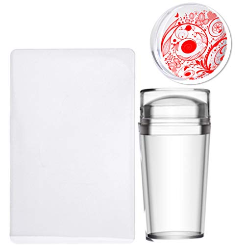 Biutee Nail Stamping Plates 10Pcs Templates With Stamper Nail Stamper Nail Art Plates Kits Template Plates Leaves Flowers Animal Holiday Design #TOP6