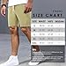 Men's Casual Shorts Elastic Waist Drawstring Lightweight Outdoor Summer Beach Shorts with Pockets Hiking Shorts-L Light Gray